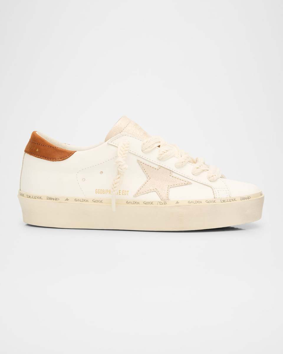Hi-Star Leather Low-Top Sneakers